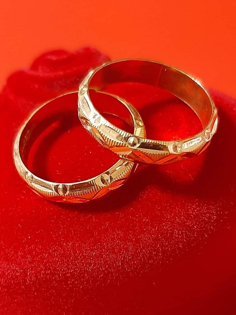 21k gold on sale wedding band