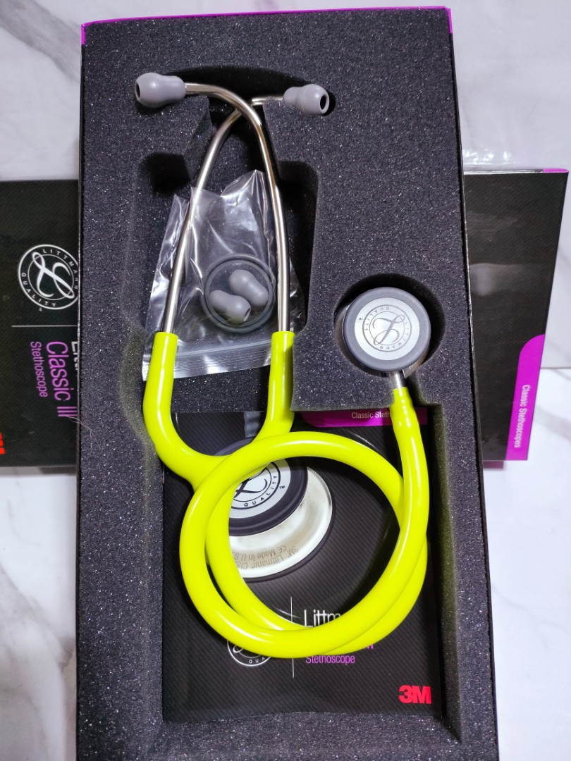 Yellow littmann stethoscope hotsell