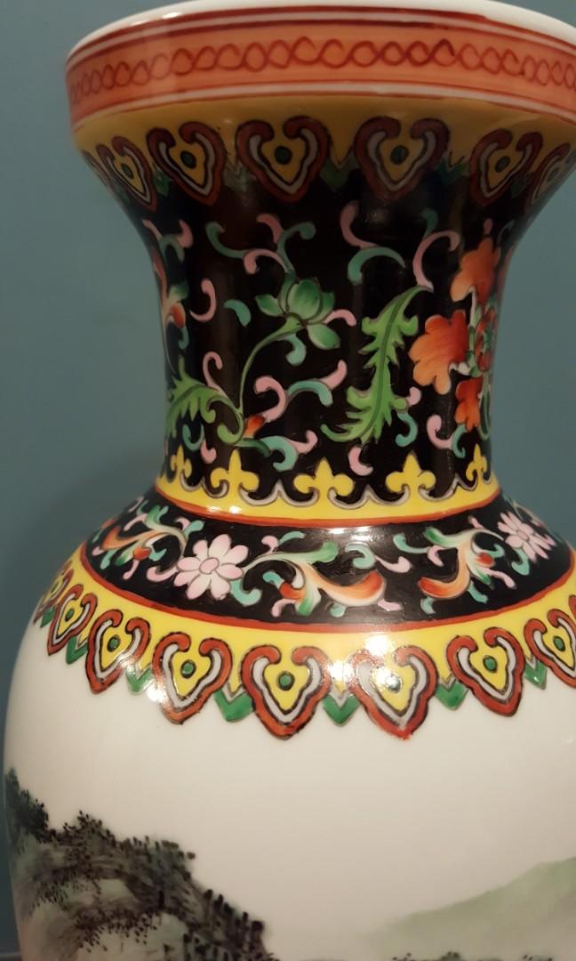 台湾 自然窯の大型花瓶 - 美術品