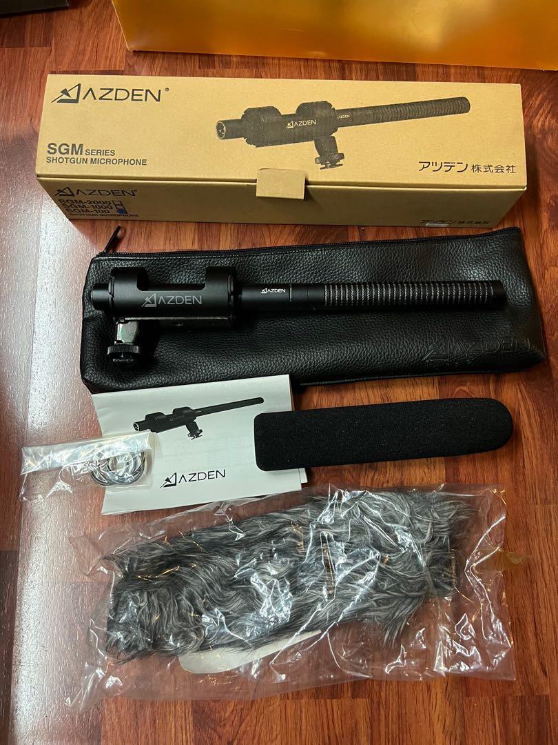 新淨] AZDEN SGM-100 指向性指向咪Shotgun MIC (微電影收音防震akg 