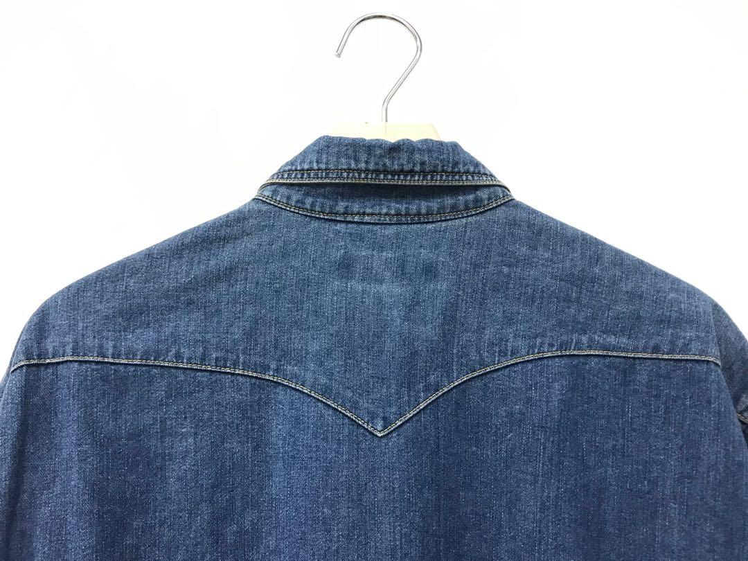 😻包順豐Lee 0450 men's denim shirt made in Japan 中古著日本製男裝