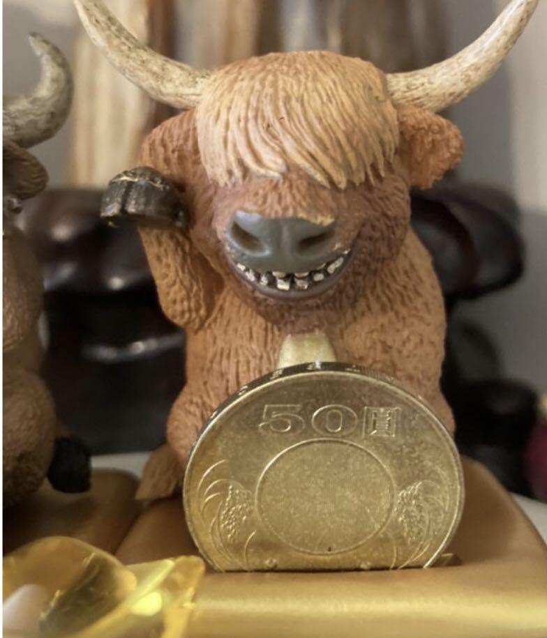 全新現貨 喜年來x朝隈俊男聯名公仔招財野生大牛牛年公仔新年送禮牛年吉祥物7 11限定喜年來x朝隈俊男聯名公仔招財非洲水牛 招財高地牛公仔 古董收藏 收藏品在旋轉拍賣