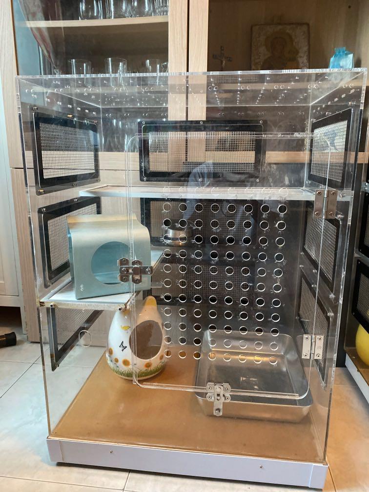 Acrylic clearance chinchilla cage