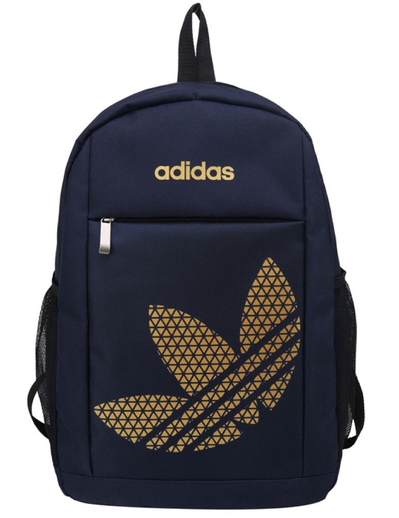 💯% authentic adidas backpack 3stripes navy blue color school bag travel bag,  Men's Fashion, Bags, Backpacks on Carousell