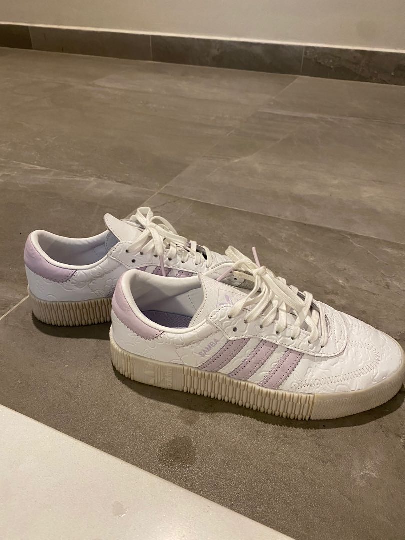 Adidas Sambarose Purple Women s Fashion Footwear Sneakers