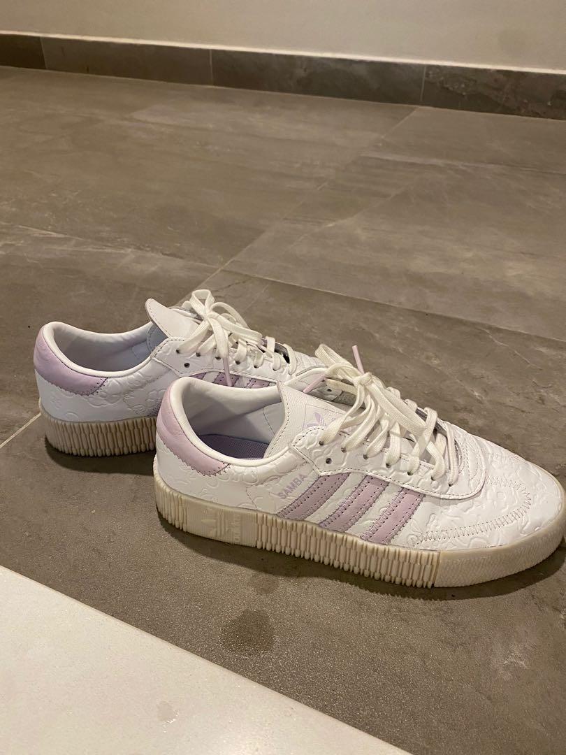Adidas Sambarose Purple, Women's Fashion, Footwear, Sneakers on Carousell