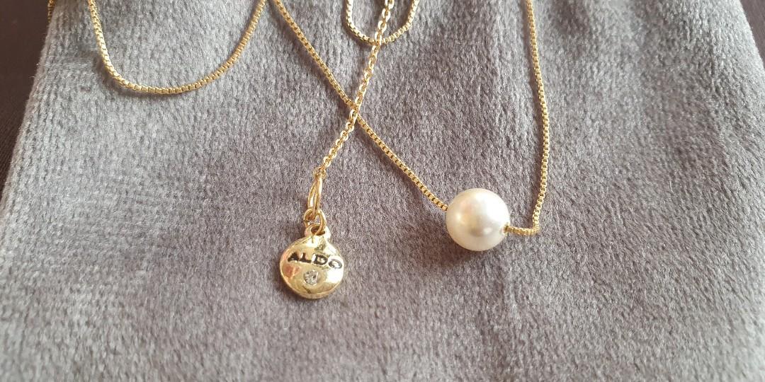 Aldo pearl necklace on sale