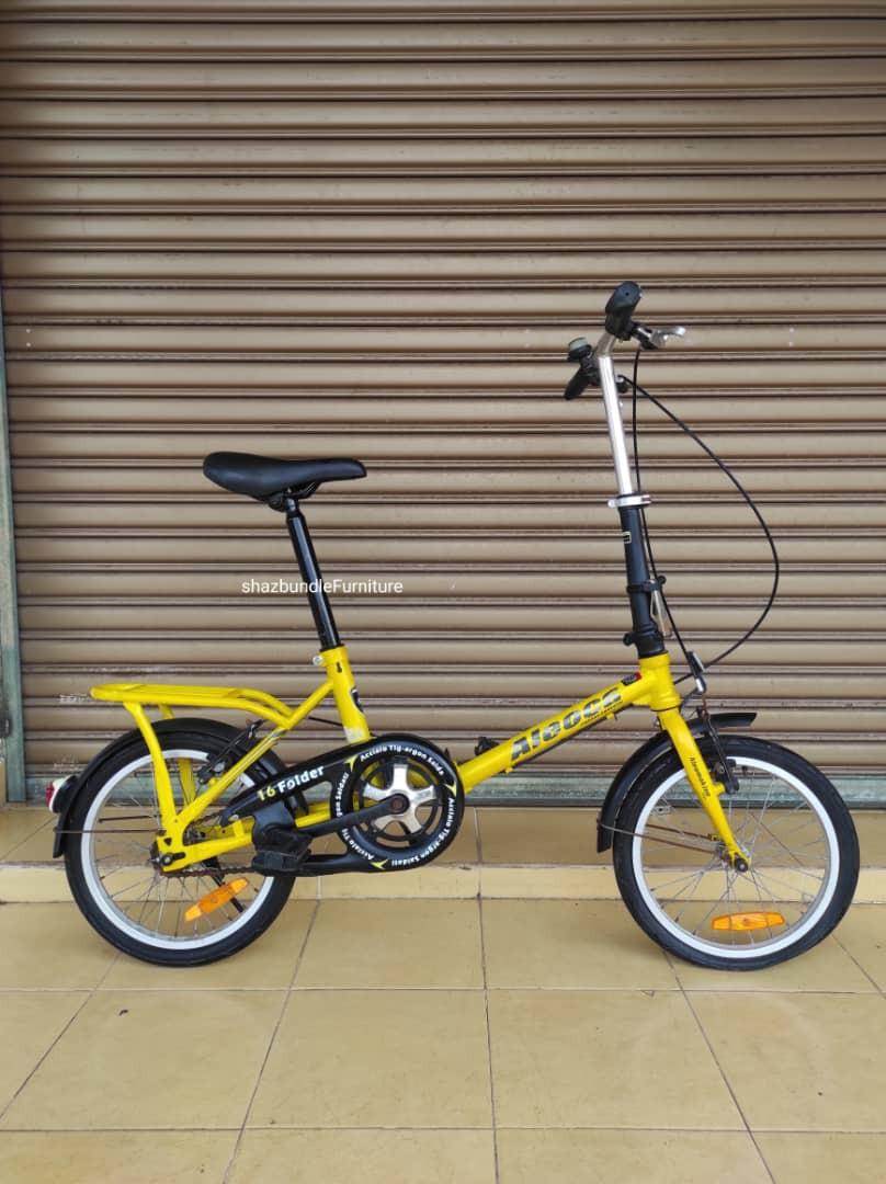 Aleoca 16 inch folding outlet bike