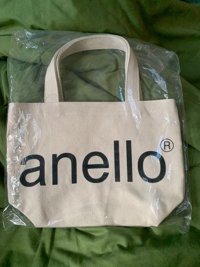 Anello Canvas Logo Tote Bag S Japan Official Store Limited Item