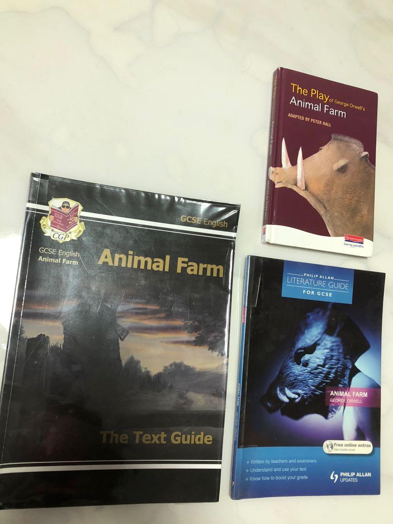 Animal Farm - text + guides book, Hobbies & Toys, Books & Magazines,  Textbooks on Carousell