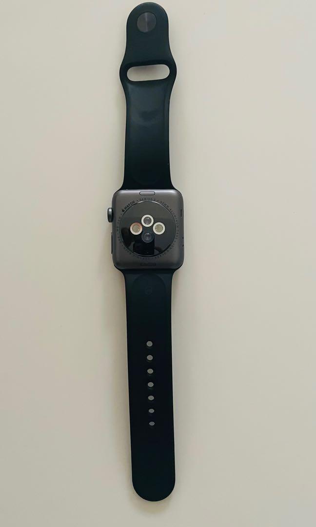 Watch series 2 42mm aluminum case top