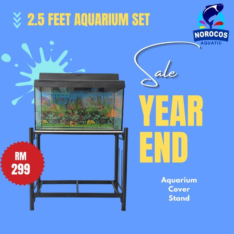 Aquarium 2.5ft 2.5 Feet 2.5 Kaki Standard Set Pet Supplies