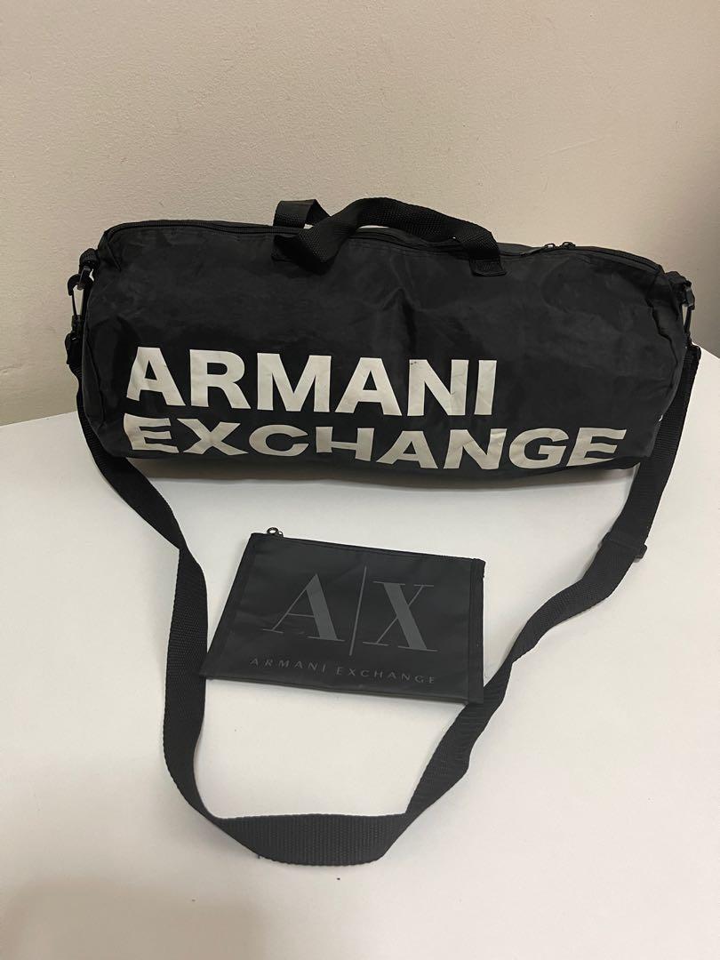 Armani exchange store gym bag