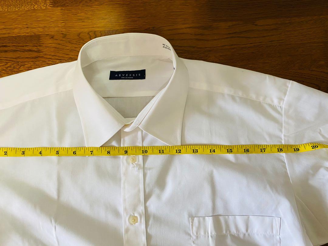 Long sleeves White, Men's Fashion, Tops & Sets, Formal Shirts on