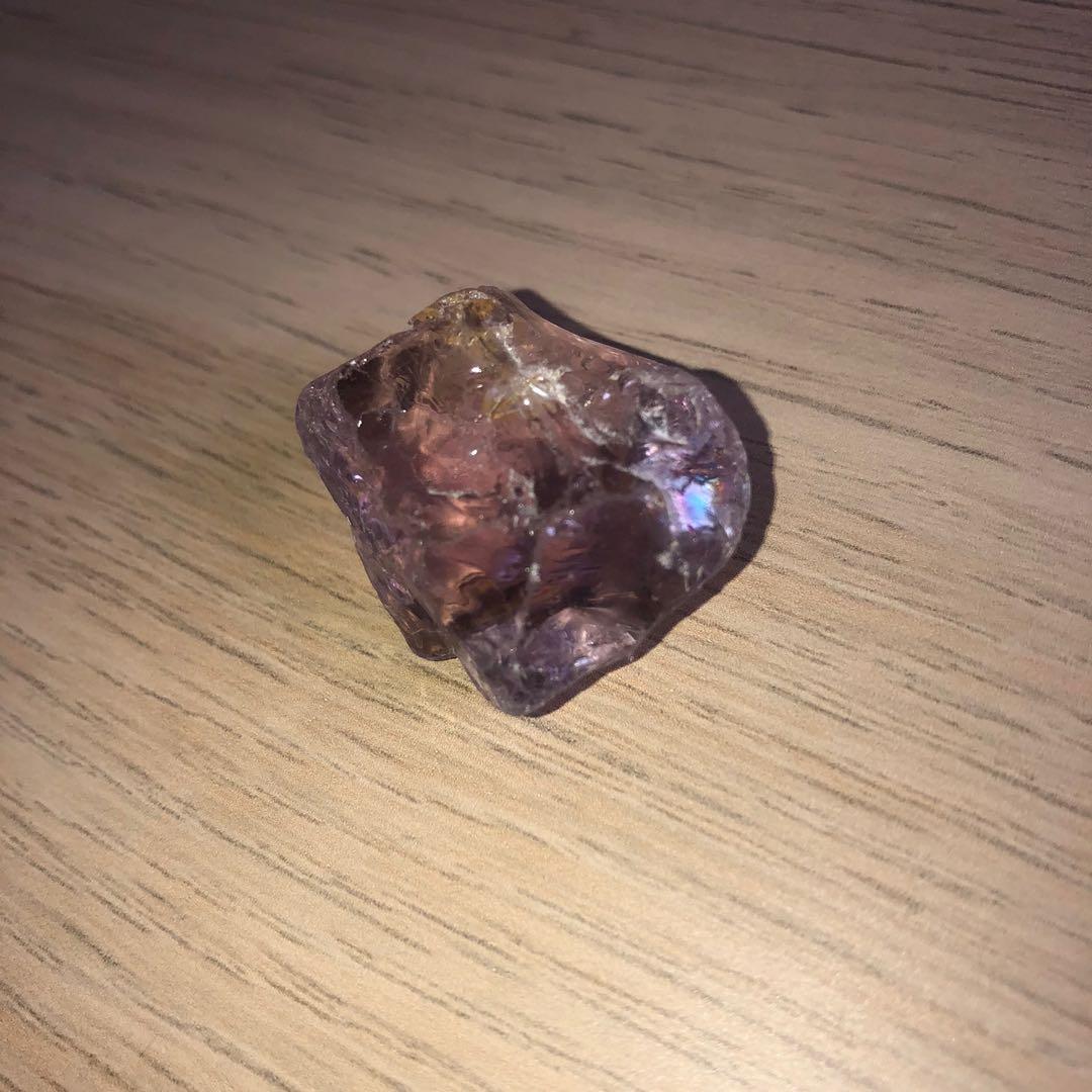 assorted crystals (Category: Precious Stones) located in Singapore. Submitted by japayas (Listing ID 1124145707, Image 3). Description: free normal mail if u purchase 2 or more! 🌈 : has rainbows (discounted alr) raw amethyst 2.5cm 🌈 $2 SOLD purple-green fluorite tumble 3.4cm 🌈 (quite big and chonky) $3 SOLD opalite heart 3cm (from crystalsbysisters on ig) damn pretty i swear $5 SOLD carnelian tumble 2cm (damn cute round shape) $1.50 blue lace 