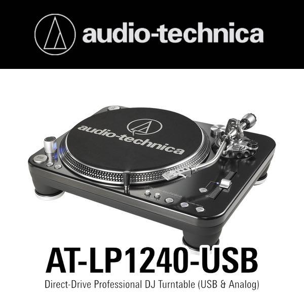 Audio-Technica AT-LP1240-USBXP Tornamesa Profesional
