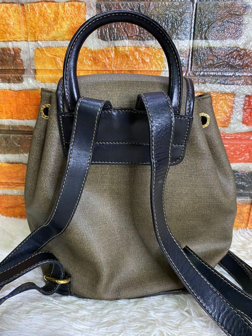 Authentic Fendi Back pack (small) (Category: Luxury Bags & Wallets) located in Cagayan de Oro. Submitted by riggstuffs (Listing ID 1124180089, Image 2). Description: A preloved item from Japan source Guaranteed authentic In very good condition DISCLAIMER: Riggstuffs is not affiliated or associated with any brand posted. All trademarks and copyrights belong solely to the original brand owner(s)..