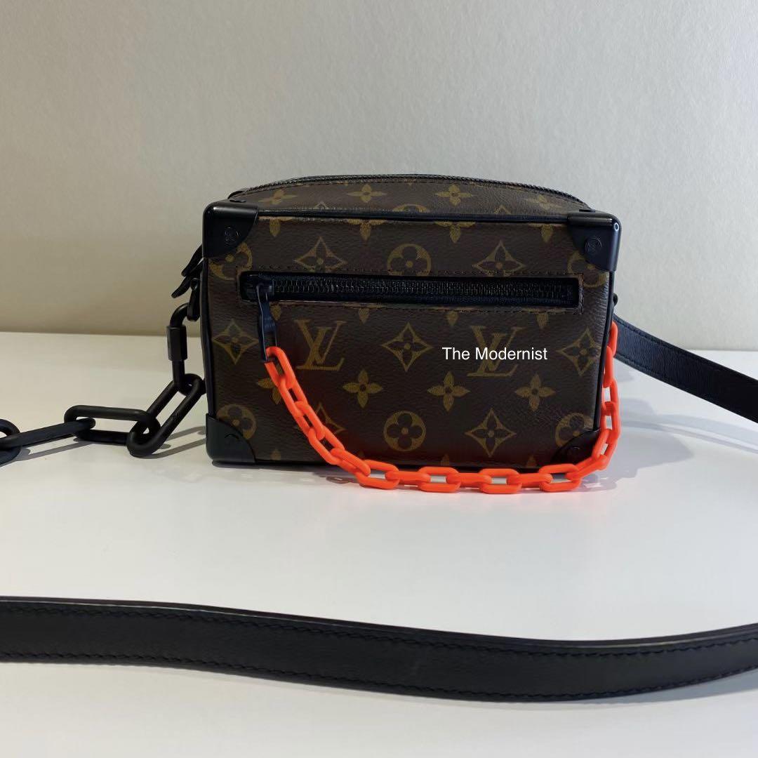 Authentic Louis Vuitton Monogram Mini Soft Trunk with Orange Chain, Luxury,  Bags & Wallets on Carousell