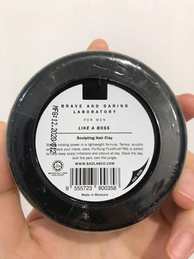 Bad Lab Sculpting Hair Clay, Beauty & Personal Care, Men's Grooming on  Carousell