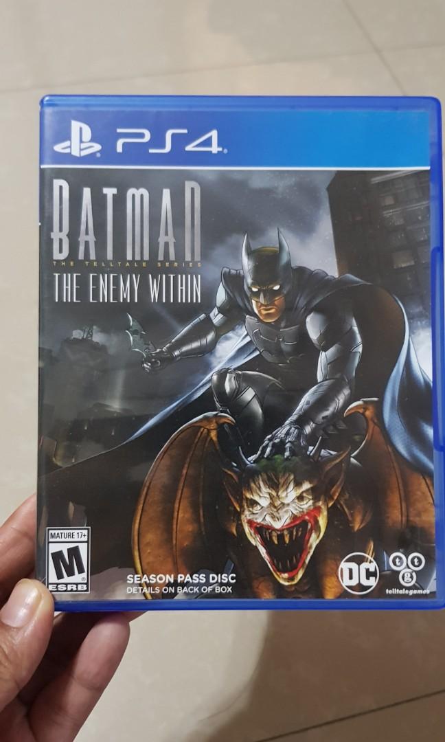 BATMAN Telltale Games Part 2 The Enemy Within SEASON PASS DISC, Video  Gaming, Video Games, PlayStation on Carousell