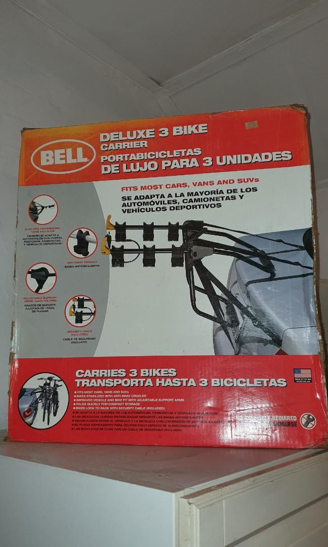 BELL Deluxe 3 bicycle carrier CAR VAN SUV