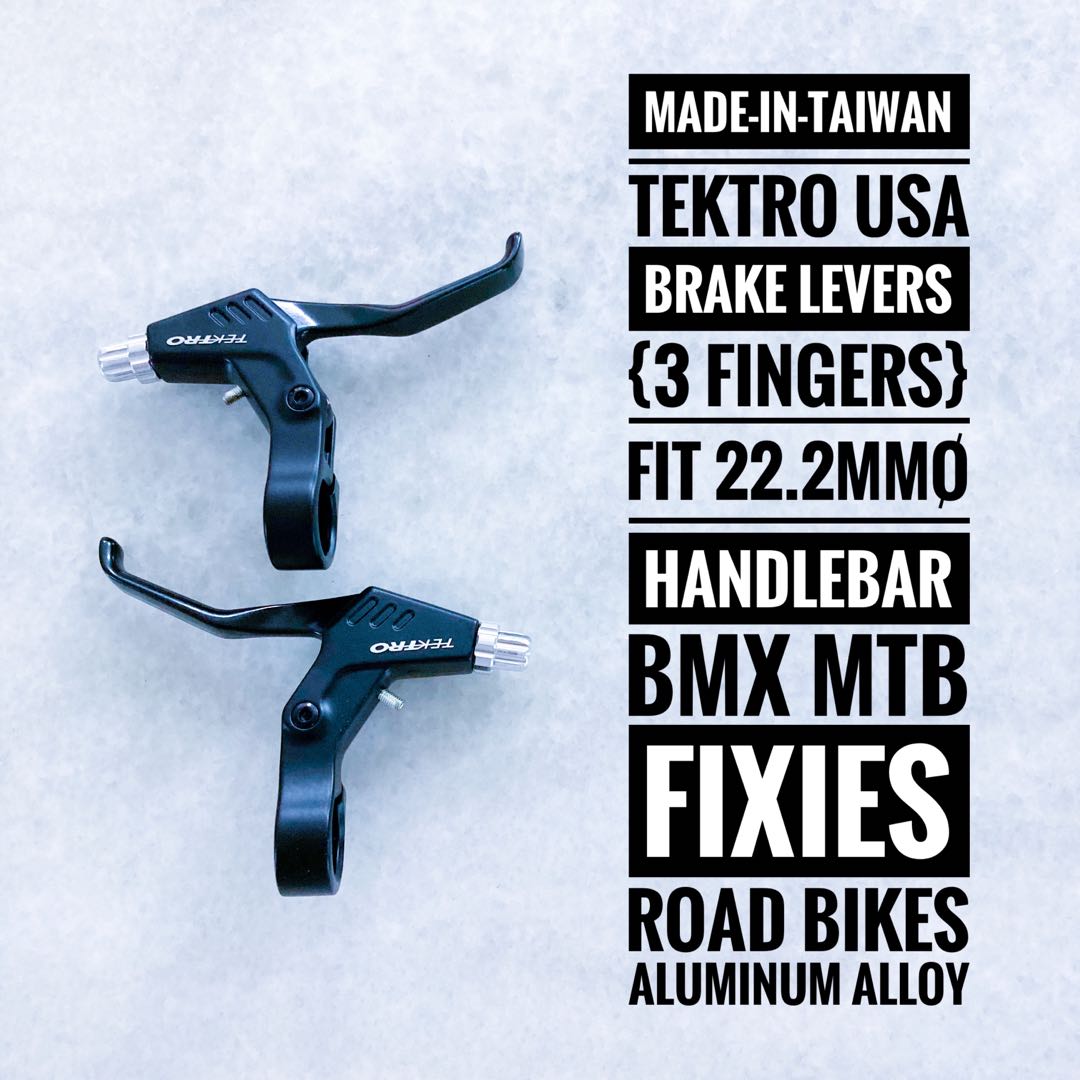 Bicycle Brake Levers (3 Fingers), Sports Equipment, Bicycles & Parts