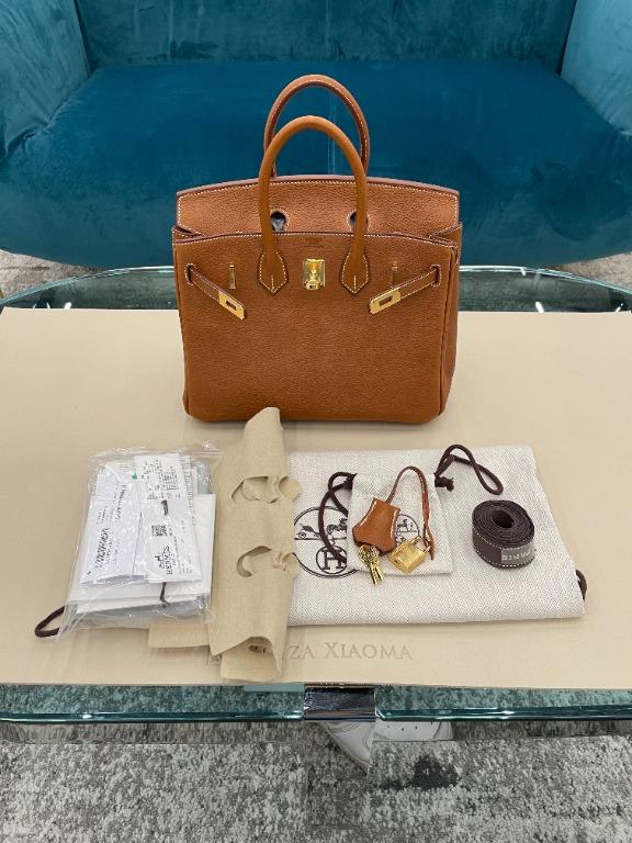 Hermès Birkin 30 Fauve Barenia Faubourg GHW, Luxury, Bags & Wallets on  Carousell