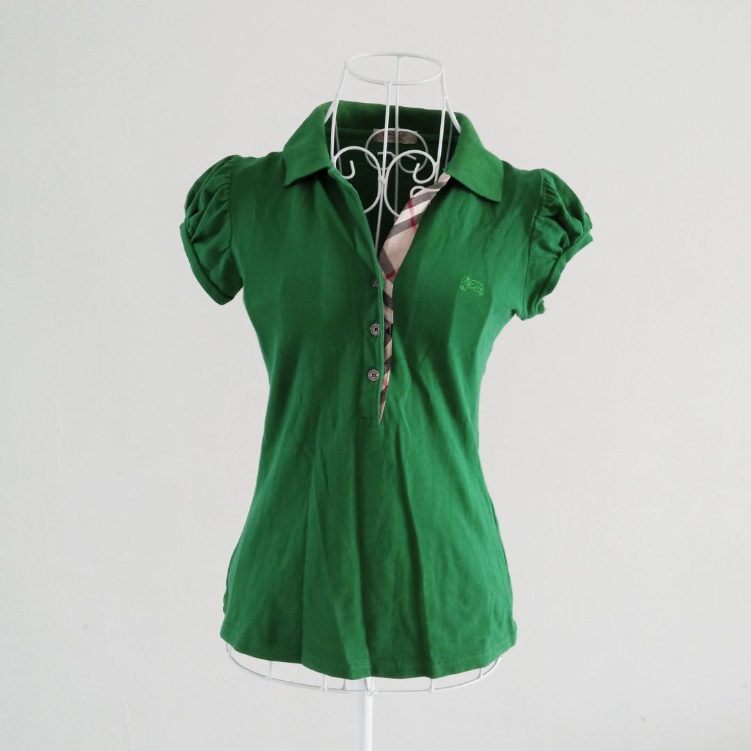 Burberry polo womens green new arrivals