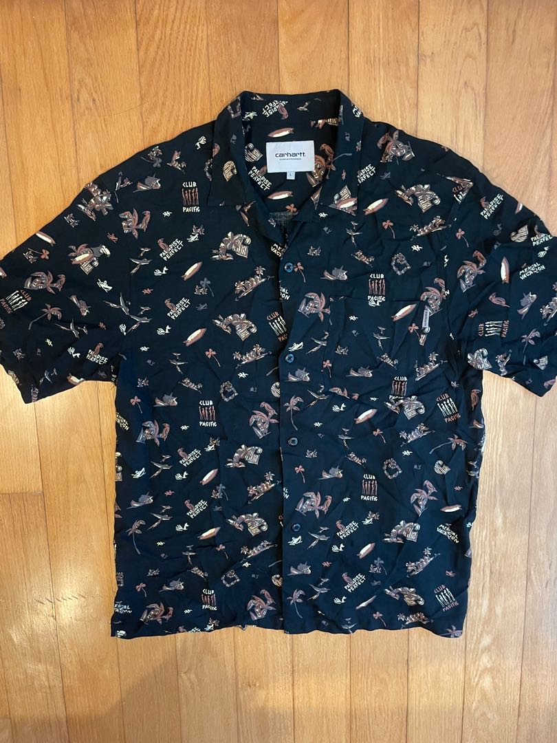 carhartt wip hawaiian shirt