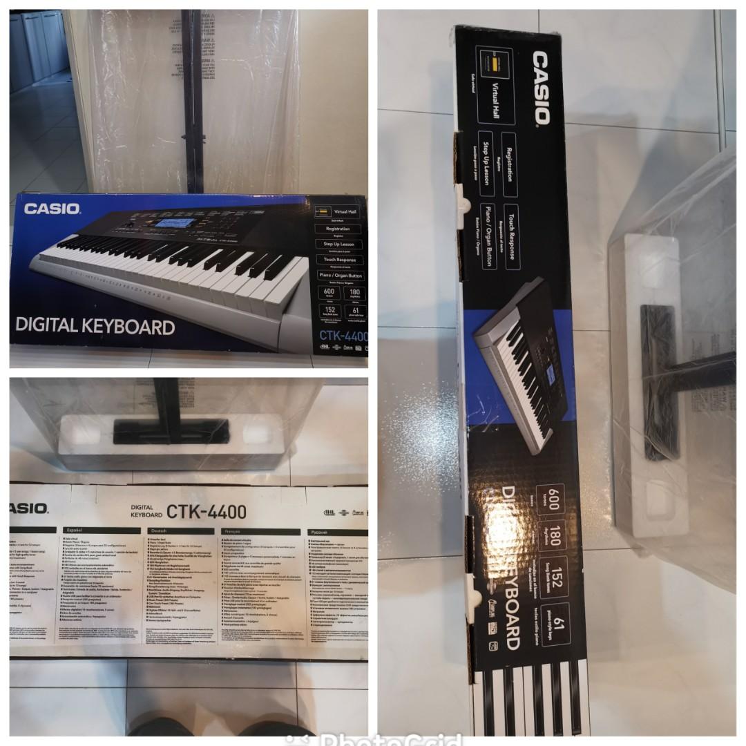 Casio CTK4400 61Keys Keyboard, Hobbies & Toys, Music & Media, Musical