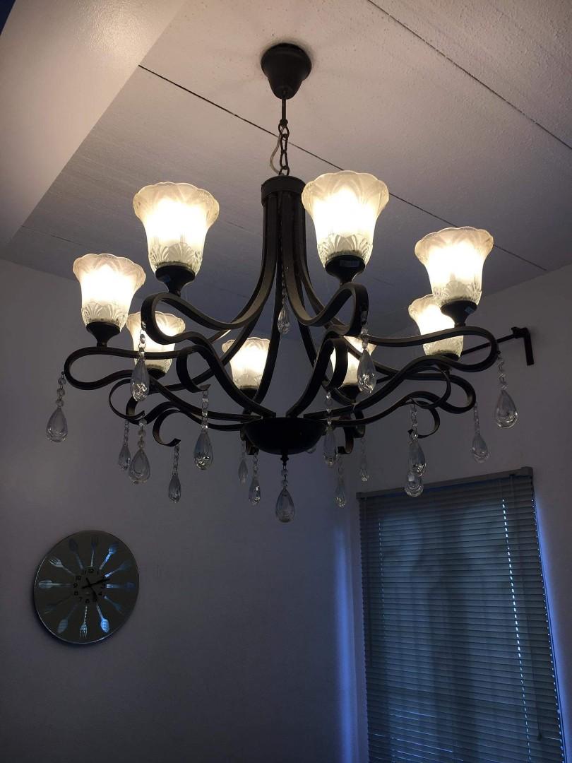 Chandelier, Furniture & Home Living, Lighting & Fans, Lighting on Carousell