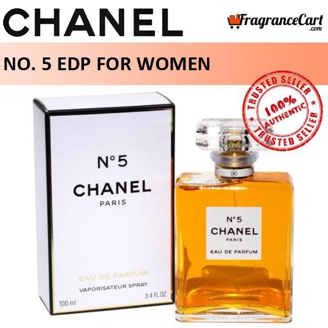 Chanel No. 5 EDP for Women (100ml) Eau de Parfum N°5 No 5 [Brand New 100%  Authentic Perfume FragranceCart], Beauty & Personal Care, Fragrance &  Deodorants on Carousell