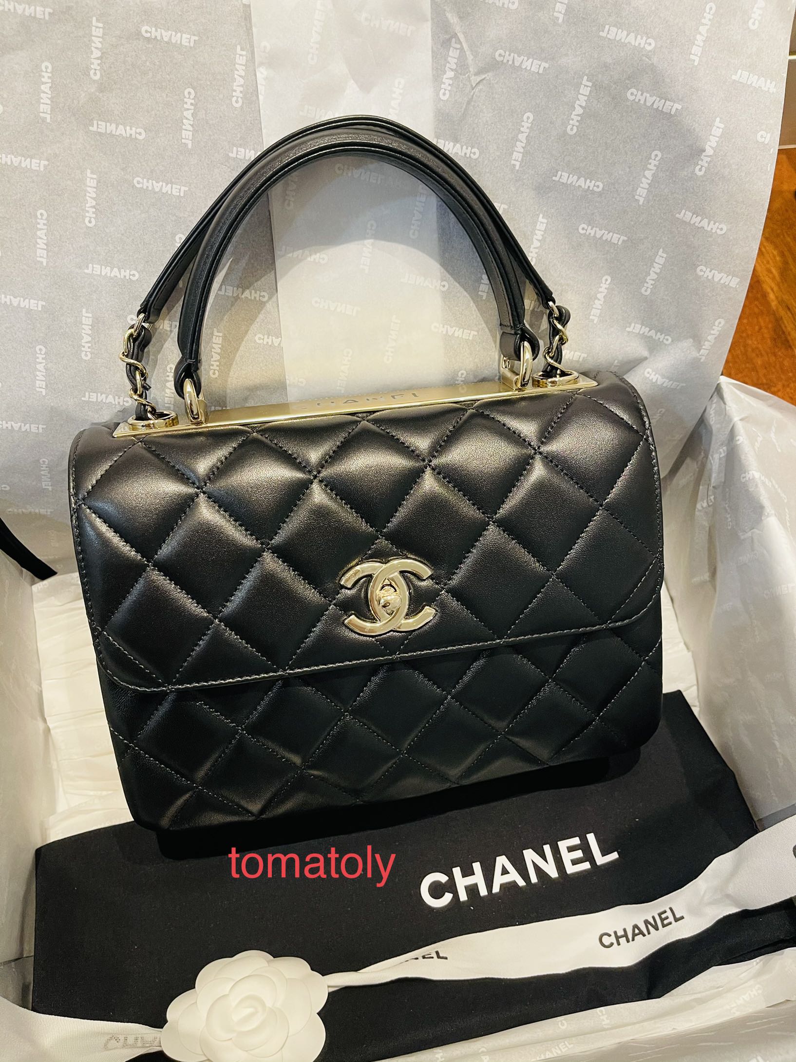 Chanel trendy store flap bag