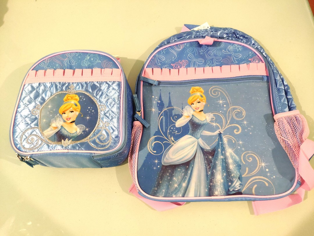 Cinderella backpack lunch bag Hobbies Toys Stationery