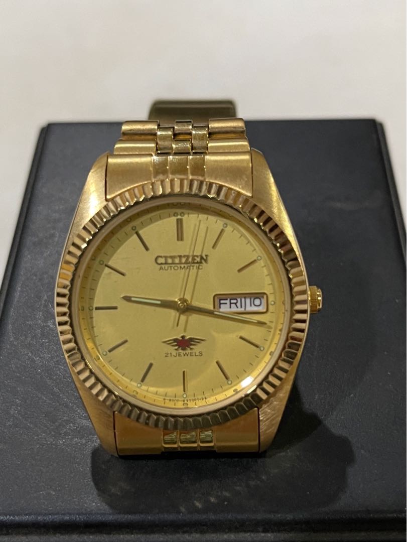 Citizen automatic clearance gold 21 jewels