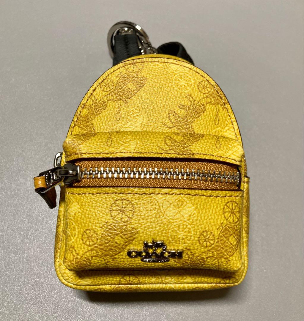 coach backpack coin case