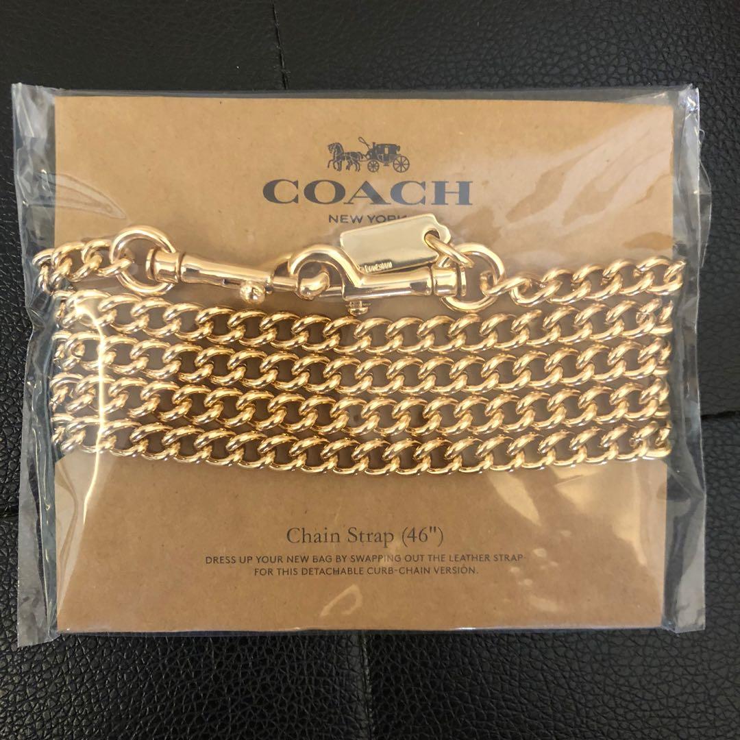 Coach original gold chain strap, Women's Fashion, Bags & Wallets, Cross ...