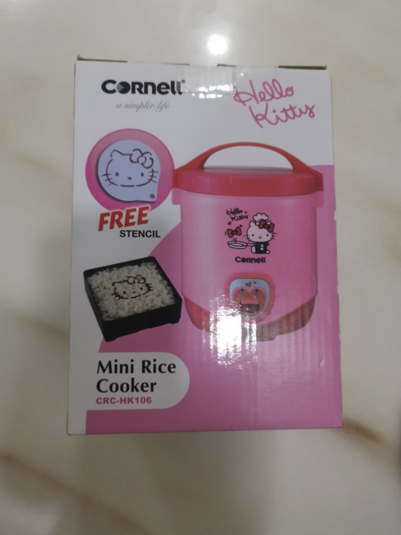 Cornell hello kitty mini rice cooker[brand new], TV & Home Appliances