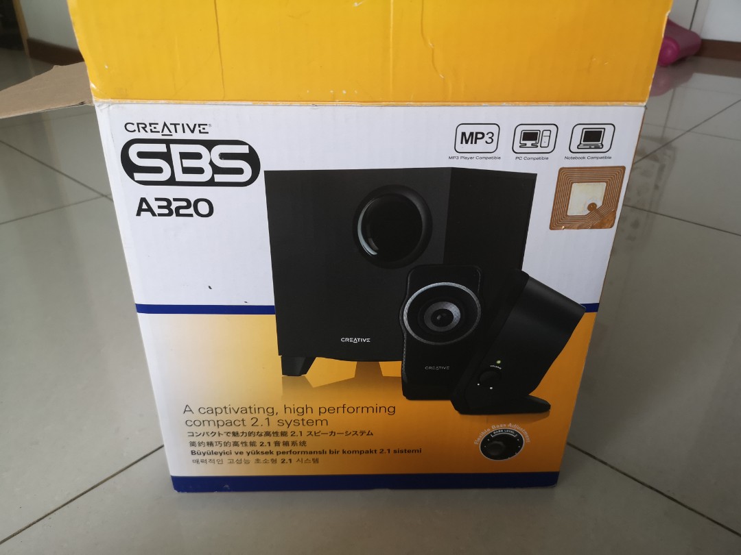 Creative 2.1 SBS A320 Speakers with subwoofer Audio Soundbars