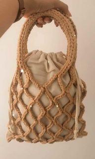 Crochet Macrame Net Bag