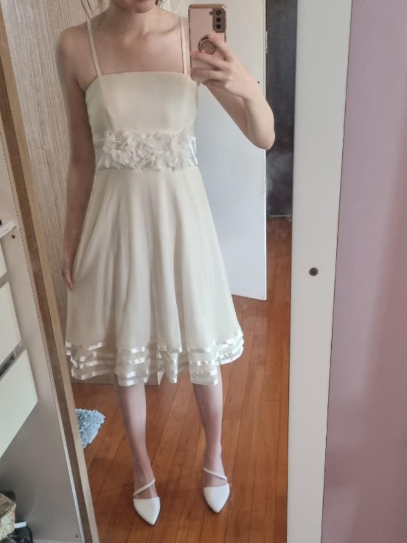 cute cream dresses