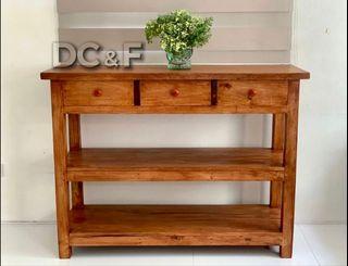 DCF CONSOLE / BUFFET TABLE (Brand New Solid Wood)