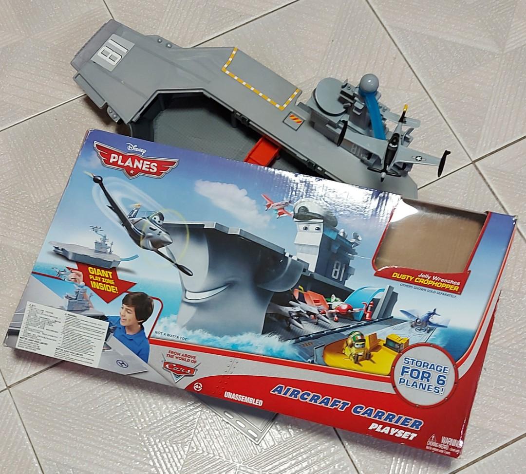 Disney planes aircraft carrier top playset