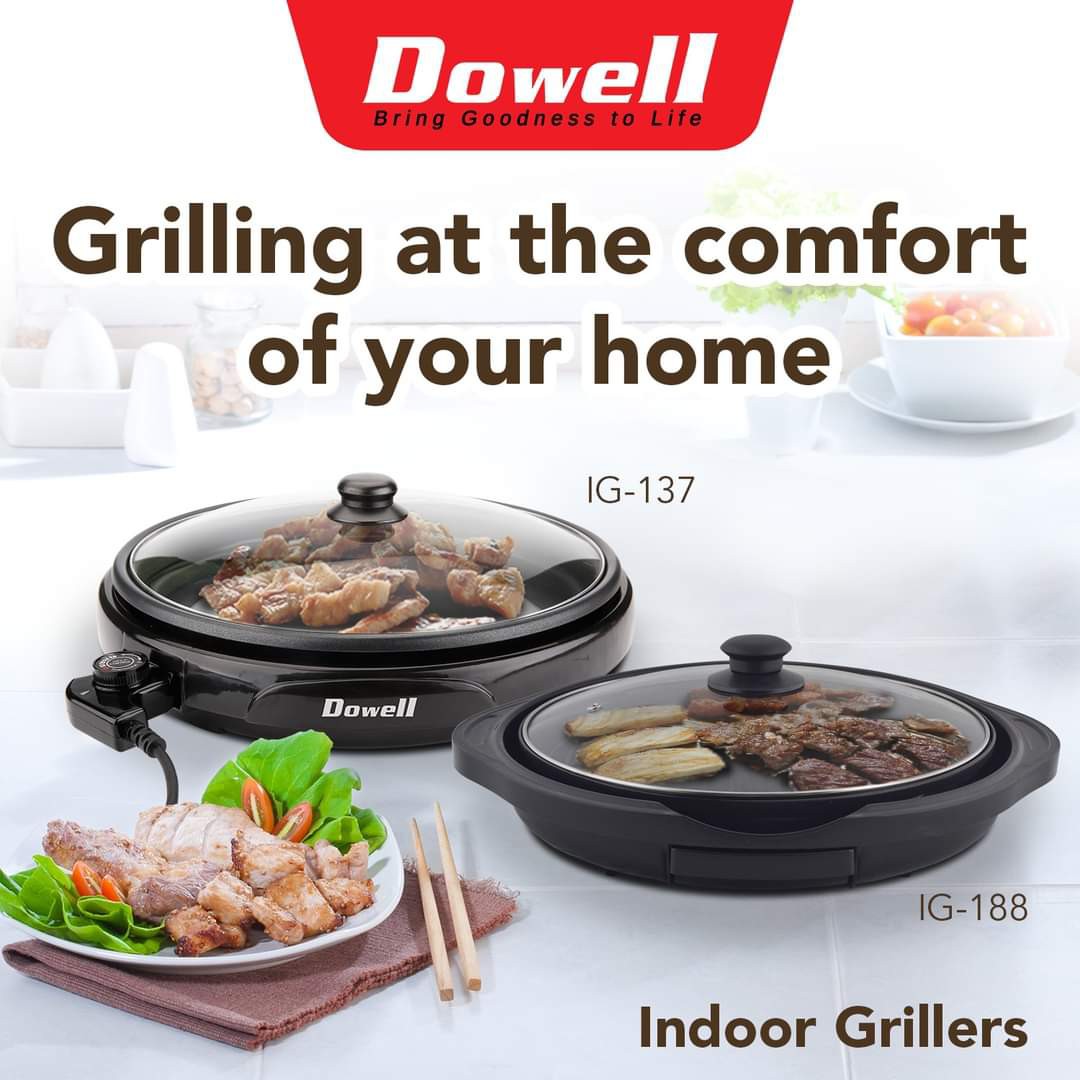 Dowell samgyup indoor korean electric griller bbq grill, TV & Home