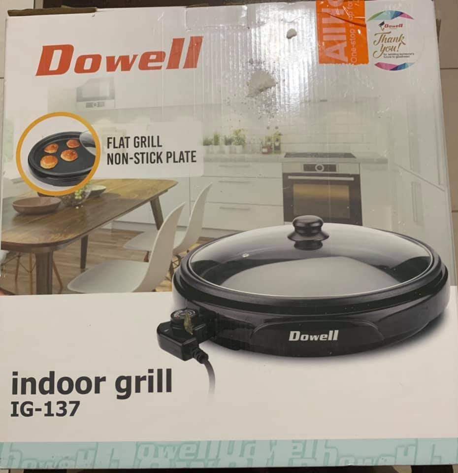 Dowell samgyup indoor korean electric griller bbq grill, TV & Home