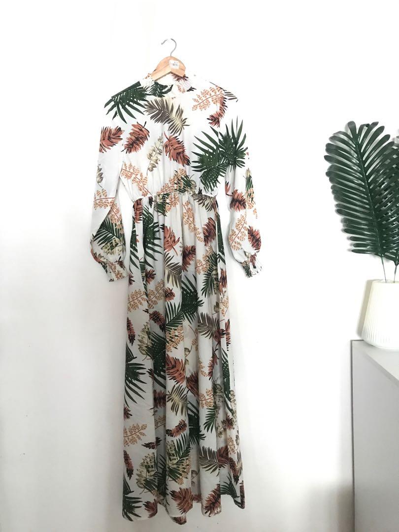 Dress hawaiian clearance theme for muslimah