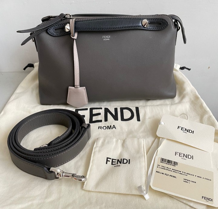 Fendi Btw Small Carbone 2020 Comes with dustbag clochette strap year card tag and booklet