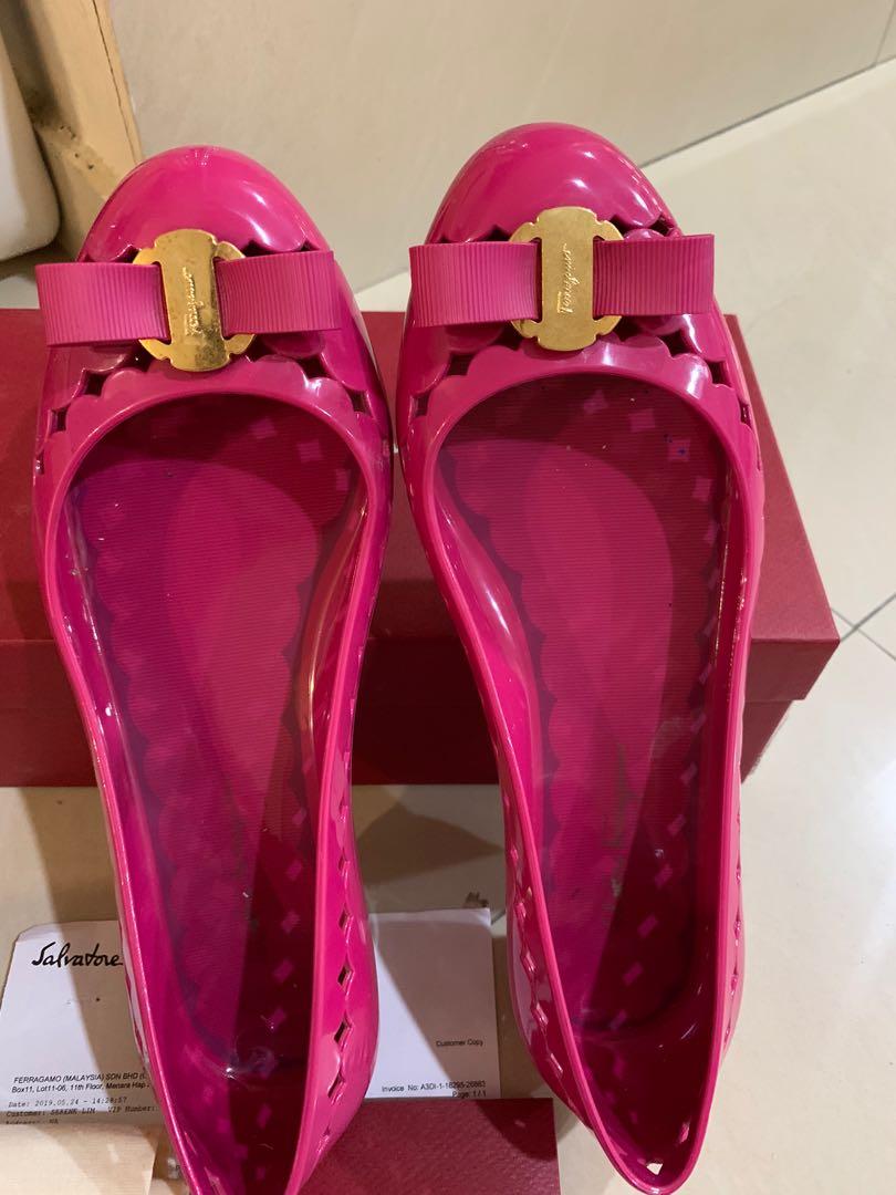 Ferragamo Jelly Shoes Women s Fashion Footwear Flats on Carousell