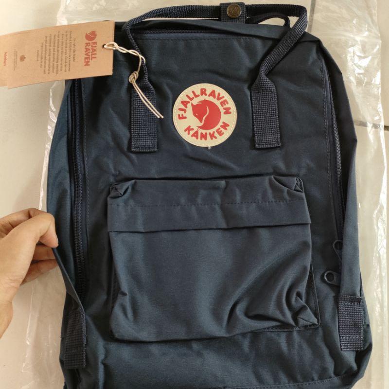 navy kanken backpack