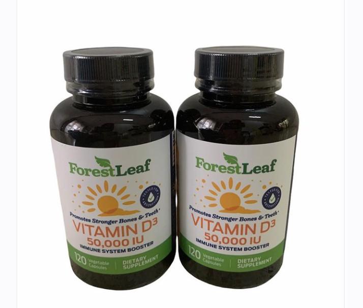 forest Leaf Vitamin D3 50.000iu, Kesehatan & Kecantikan, Parfum, Kuku